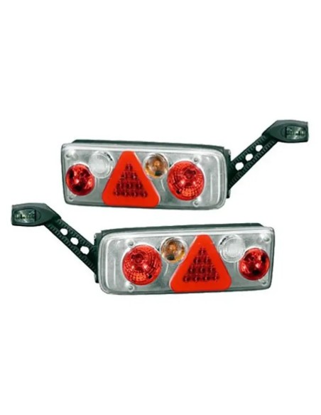 Piloto trasero remolque triangulo cuerno Led Hibrido Kögel